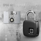 Fingerprint padlock smart lock anti-theft padlock