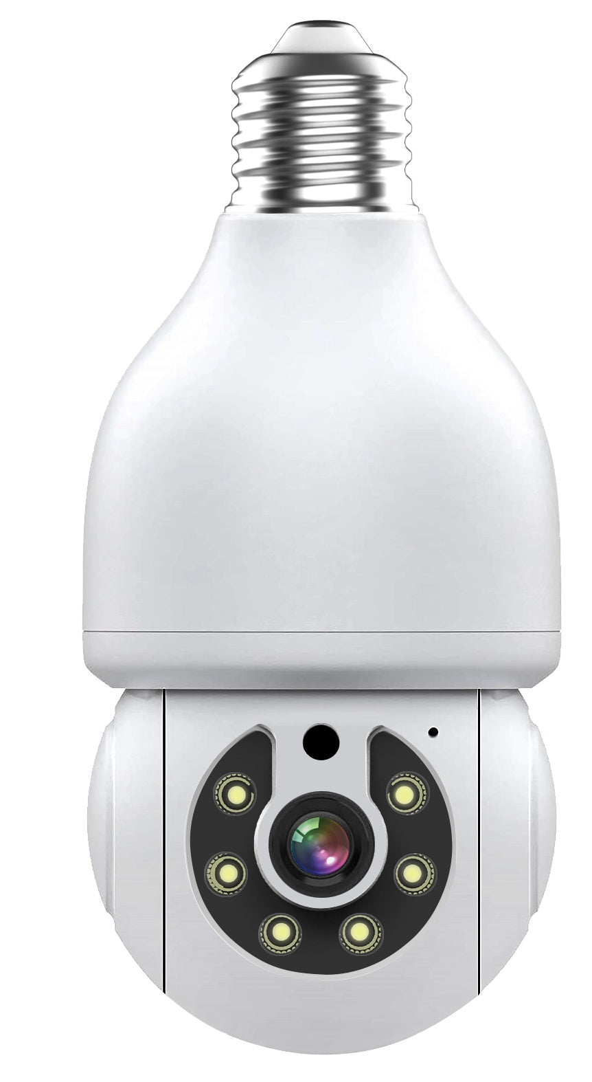 1080p Ptz E27 Socket Bulb Camera 360 Degree Cmos Sensor Network Camera Cctv Security Light Bulb Camera