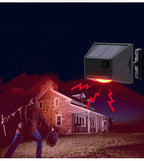 Solar-Powered Infrared Alarm Lamp — Motion Sensor with Remote Control (130dB Siren)