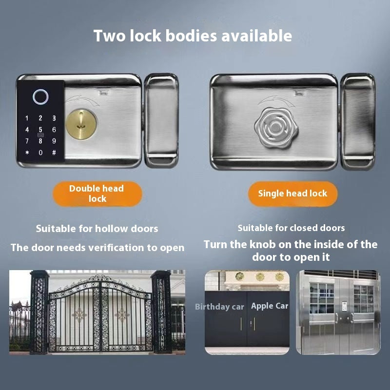 Exterior Electronic Smart Door Fingerprint Lock