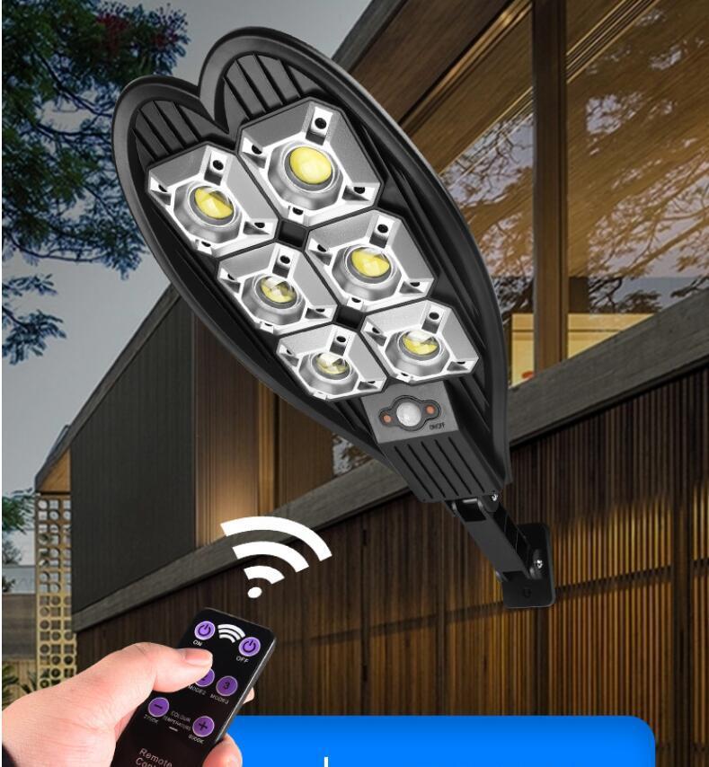 Remote Control Outdoor Solar Yard Light – Human Sensing LED Street Lamp