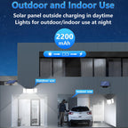 1–2 Pack Solar Lights Outdoor – 348 LED Motion Sensor Security Lights with Remote Control & 3 Adjustable Heads (IP65 Waterproof)