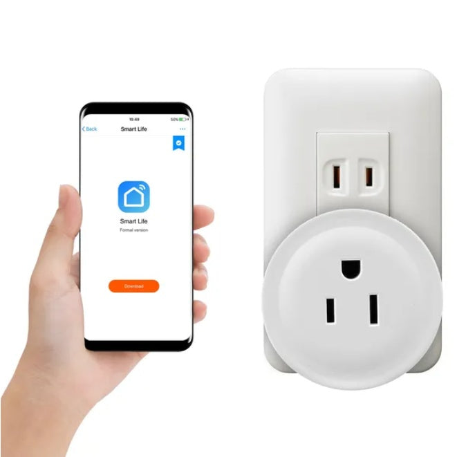 WiFi Smart Plug Outlet – App, Voice, and Timer Control (Alexa & Google Compatible)