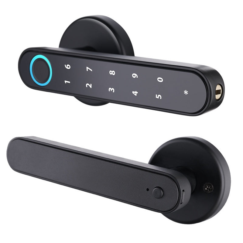 Tuya Wi-Fi Smart Fingerprint Door Lock — Touch Keypad, Bluetooth, and Normally Open Mode