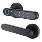 Tuya Wi-Fi Smart Fingerprint Door Lock — Touch Keypad, Bluetooth, and Normally Open Mode