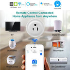 WiFi Smart Plug Outlet – App, Voice, and Timer Control (Alexa & Google Compatible)