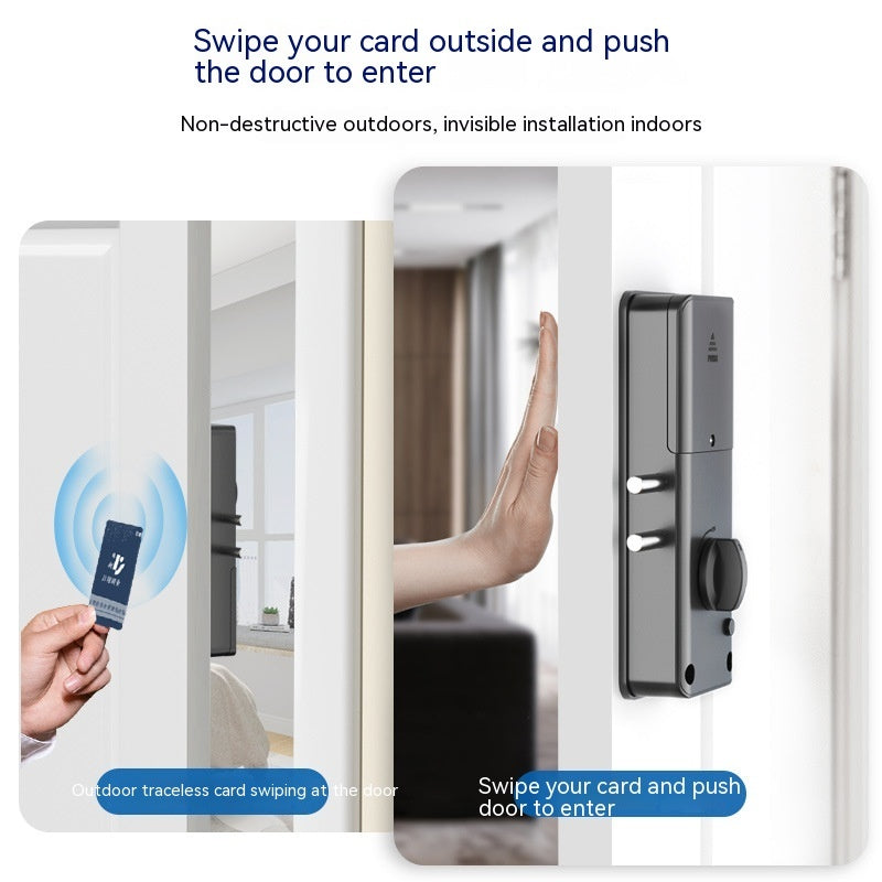 Invisible Smart Door Lock — Punch-Free NFC + App Control (Tuya Compatible)