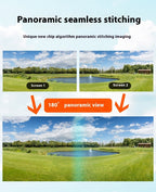 Binocular Splicing Screen Wireless Surveillance Camera