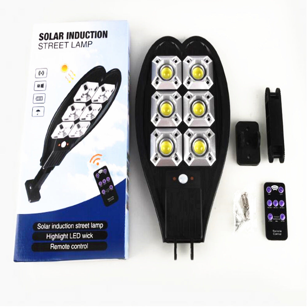 Remote Control Outdoor Solar Yard Light – Human Sensing LED Street Lamp