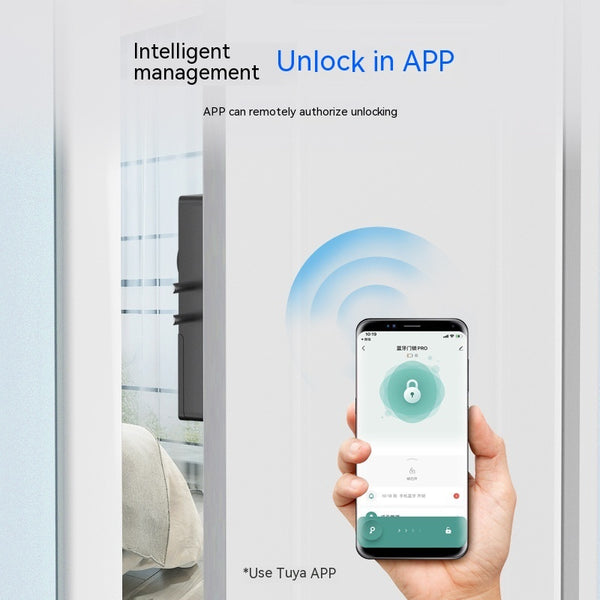 Invisible Smart Door Lock — Punch-Free NFC + App Control (Tuya Compatible)