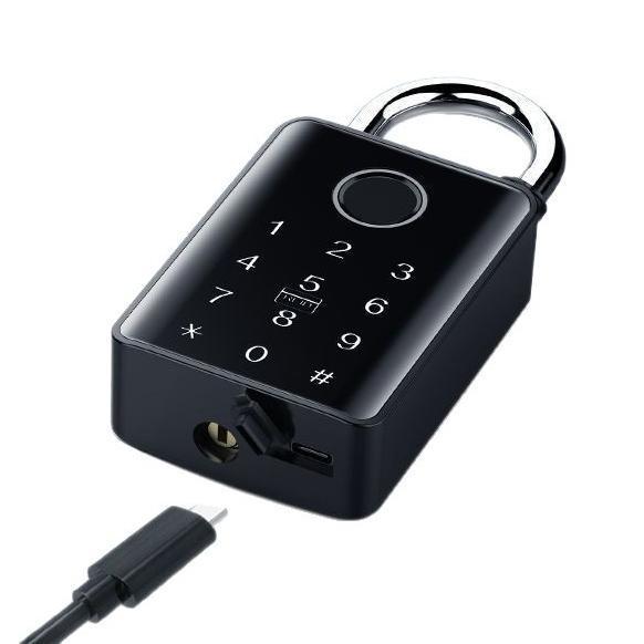 Control Fingerprint Large Padlock Box