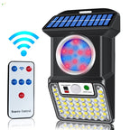 Outdoor LED Solar Body-Sensing Wall Lighting (Remote Control Included)